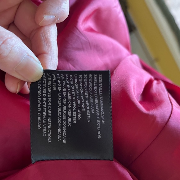 Michael Kors Red Coat Size Small - Picture 5 of 5